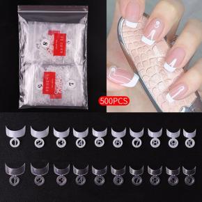 Crescent False Nail Art Tips NT10