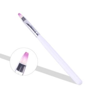 White Handle Gel Nail Brush TNB22