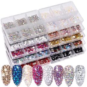 1Box SS6-SS20 AB/Colorful Non Hotfix Rhinestone TNR59s 