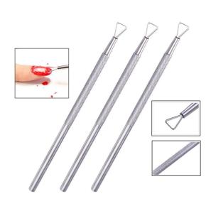 Triangle Rod Stick Cuticle Pusher Nail Art UV Gel Polish Remover CP02