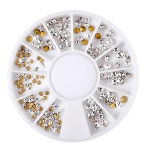 Sharp Bottom Multi-size Crystal Nail Rhinestones NRW54 