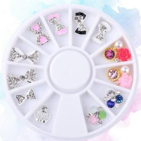 3D Alloy Butterfly Nail Art Charms NRW42