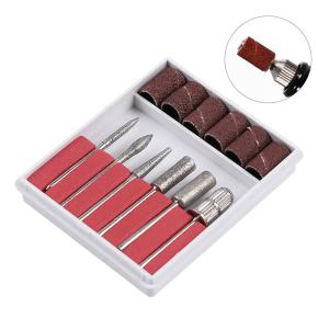 Nail Drill Bits Electric Nail Sanding Bands Set