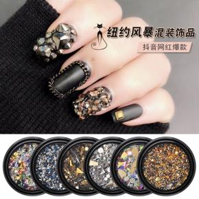 Mix Crystal Rhinestones Micro Beads Nail Art Accessories