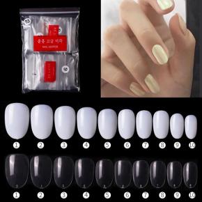 Oval Shaped False Nail Tips 500PCS Full Cover Acrylic Nails NT38