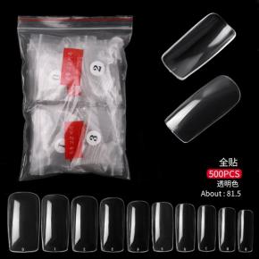 500Pcs/bag Full Cover Acrylic False Nail Tips NT03