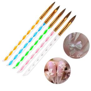 5pcs Acrylic Nail Brush for Acrylic Powder TNB55