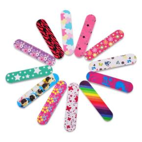 Mini Colorful Flower Nail Files