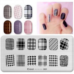 Nail Stamping Plates Stencil