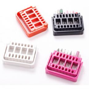  Nail Drill Bits Plastic Holder Storage Box NAT15