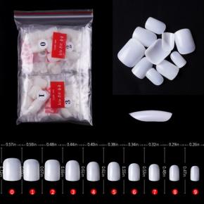 500Pcs Full Cover Square Nail Tips NT12