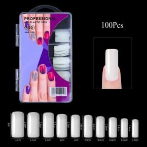 100Pcs Full Cover Nail Tips with Box NT54