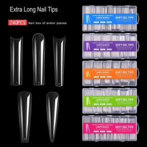 Extra Long False Nail Tips with Box NT64