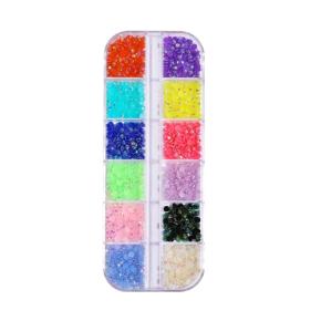 3MM AB Acrylic Rhinestones 3D Nail Accessories TNR97