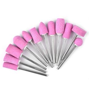 12 PCS/Set Quartz Nail Electric Manicure Drill Bits 