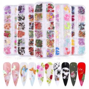 Ultra-thin Wood Pulp Sequins DIY Nail Art TGF61