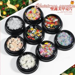 Mix Snowflakes Nail Glitter Sequins TGF62