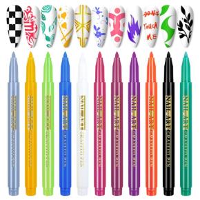 Nail Art Graffiti Pen UV Gel Design Painting Marker NAT36