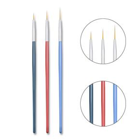 3Pcs/set 3D Tips Nail Art Liner Painting Pen TNB85