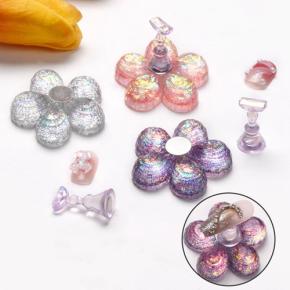 Flower Design Aurora Magnetic Holder Nail Training Display  NAT43