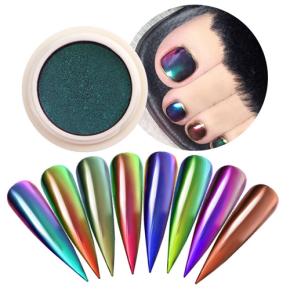  Solid Chameleon Mirror Nail Glitter Powder TGP63