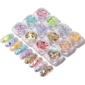 Shining Light Color Changing Powder Ultra-thin Nail Glitter Sequins TGF17