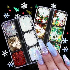 Christmas Tree Snowflake Glitter Sequins Confetti TGF67 