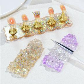 Crystal Nail Brush Holder NAT59