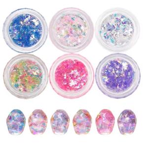 Iridescent Irregular Aurora Glitter Nail Sequins TGF69