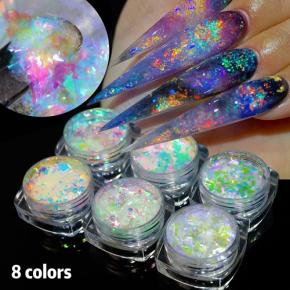 Irregular Chameleon Nail Glitter Flakes TGF75