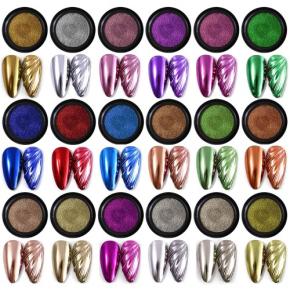 20 Colors Solid Chrome Mirror Powder TGP35