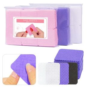 Lint Free Cotton Pads Nail Polish Remover Wipes NAT62